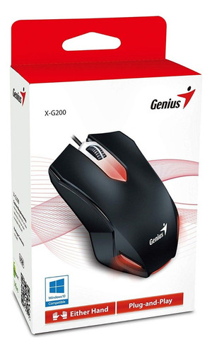 Mouse Marca Genius Con Rueda De Desplazamiento Y Luces