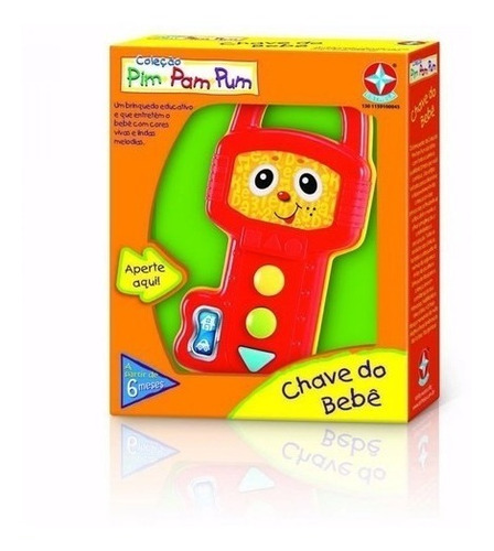 Brinquedo Musical Infantil Chave Do Bebê - Estrela
