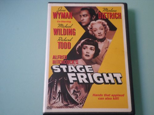 Panico En Escena-stage Fright-alfred Hitchcock's -dvd Import