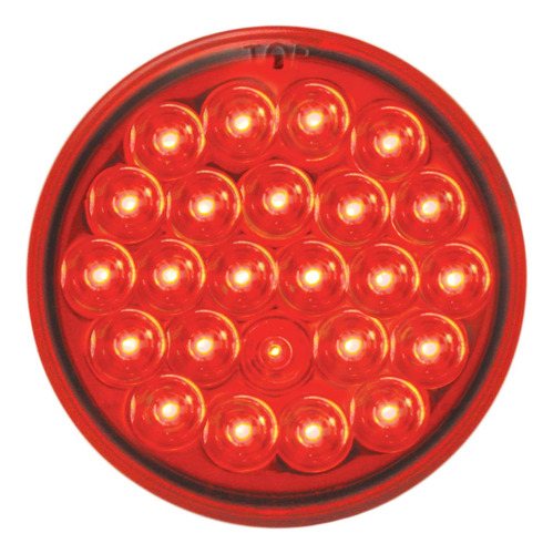 Luz Led 4  24 Lente Roja