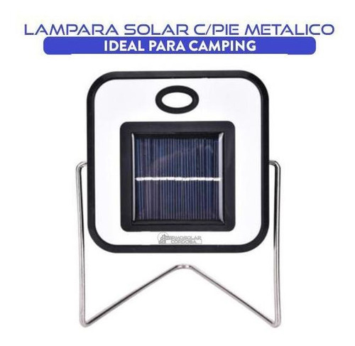Imagen 3 de 9 de Luz Led Solar Superpotente Con Pie Metalico