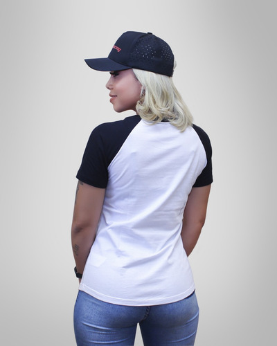 Camiseta Moto Honda Feminina Motorcycles - Coleção Asa Vintage - Produto Oficial