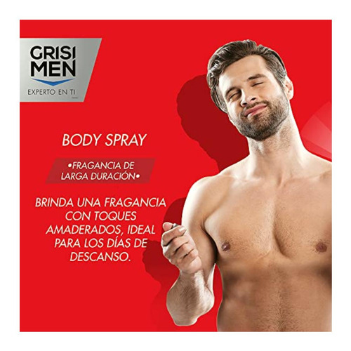 Grisi Men Body Spray Dark Musk 240 Ml