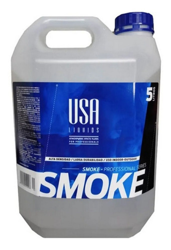 Liquido Maquina Humo Usa Liquids Profesional Denso Bidon 5lt