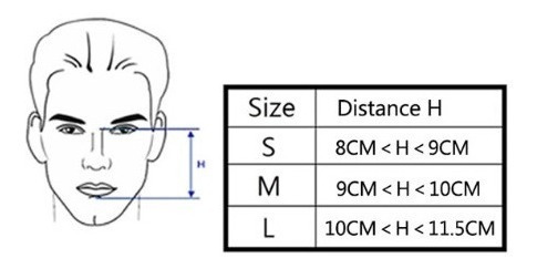 Imagen 4 de 4 de Mascarilla Facial Máscara Cpap Bipap Apap Buconasal Oronasal