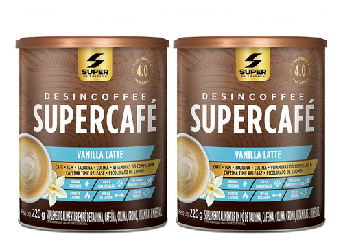 Kit 02 Desincoffee Supercafé Vanilla Latte