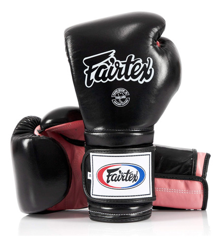 Guantes De Boxeo Fairtex 10 Oz Negro/rosa