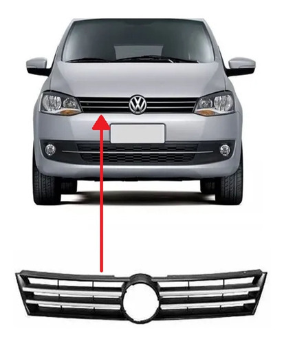 Parrilla Volkswagen Suran 2010 2011 2012 2013 2014 Cromada