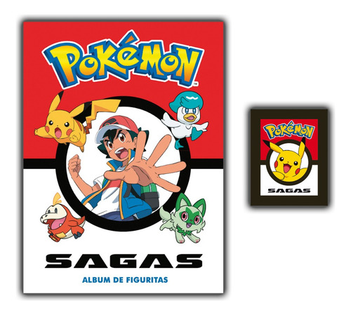 Album Pokemon Sagas: Pack Album + 20 Sobres - Original