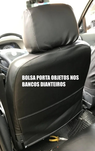 Capa Banco 100% Couro Fiat Strada Todo Modelo Cs 1990 A 2023