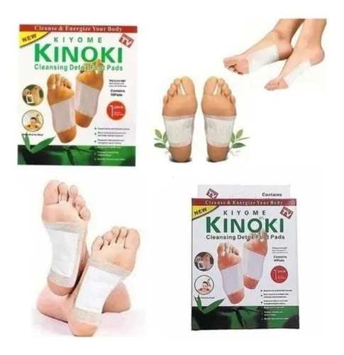 20 Parches Desintoxicantes Para Pies Kinoki