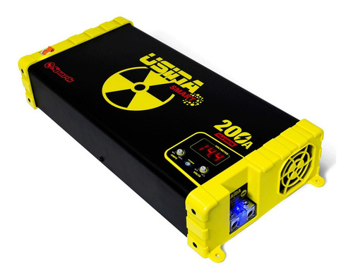 Imagem 3 de 6 de Fonte Automotiva Usina 200a 14,4v 220 Volts Com Voltímetro