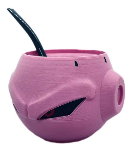Imagen 3 de 9 de Mate 3d Majin Boo Dragon Ball Z Incluye Bombilla De Regalo!!