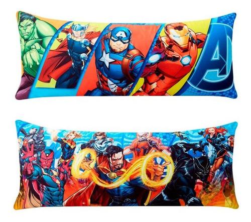Almohada Body Extra Grande 120 X 50 Cm Avengers