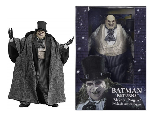 Figura Muñeco Batman Pinguino Dc Liga  Neca 38 Cm 