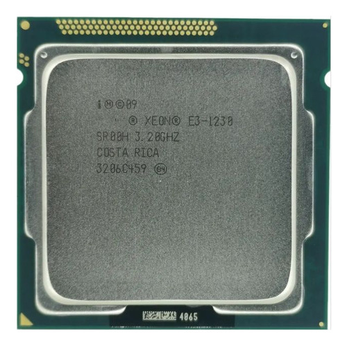 Cpu E3-1230 Xeon Sr00h De 3,20 Ghz/8 Mb/4 Núcleos Lga1155