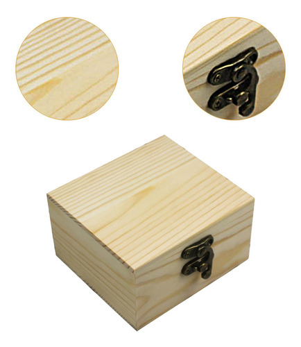 Joyero De Madera Caja De Madera Simple Estuche Para Joyas