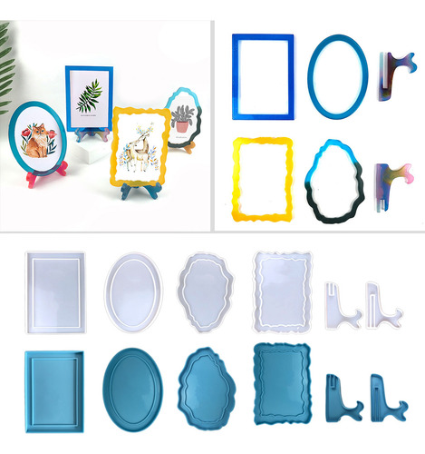 (w-5)frame Epoxy Mold Rectangle Picture Frame Mold Large Sil