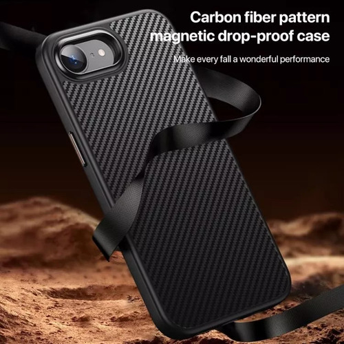 Hh Funda De Fibra De Kevlar A Prueba De Golpes Para iPhone