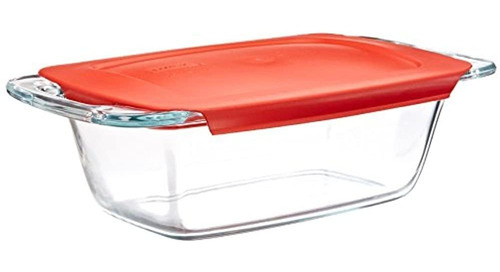 Pyrex Easy Grab Plato De Pan De Vidrio De 1.5 Cuartos