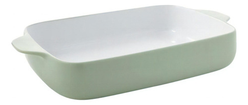 Forma De Cerâmica Retangular Pistache Grande Kitchenaid