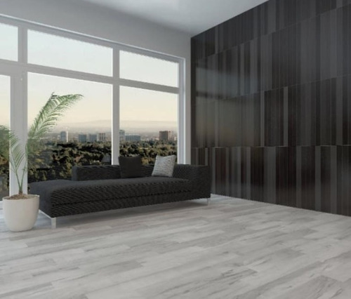 Porcelanato Tipo Madera Sherwood Gris De 1,20x23,3