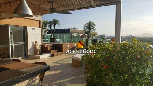 Imagem 4 de 28 de Cobertura Com 4 Dormitórios À Venda, 320 M² Por R$ 3.099.000,00 - Barra Da Tijuca - Rio De Janeiro/rj - Co0268