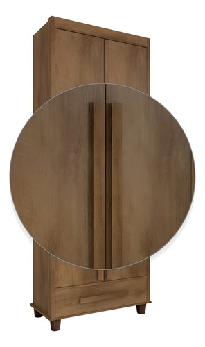 Guarda Roupa Solteiro Com 2 Portas 1 Gavetas Dubai Ab