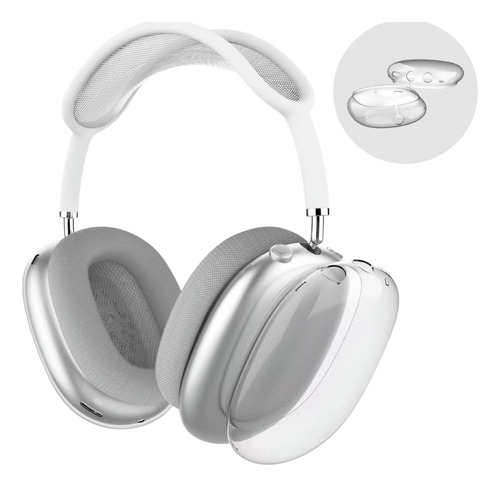 Cover Auriculares Compatibles Apple Airpods Max Transparente