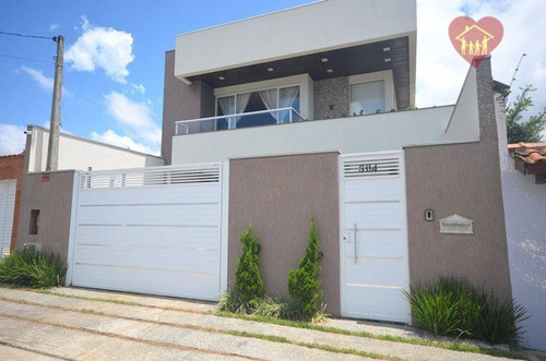 Sobrado Alto Padrão Com 5 Suítes, Piscina E Churrasqueira, Apenas 150m Da Praia Em Itanhaém. - So0202