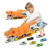 Comprar Juguete Dinosaurio Devorador De Autos Incluye 2 Carritos