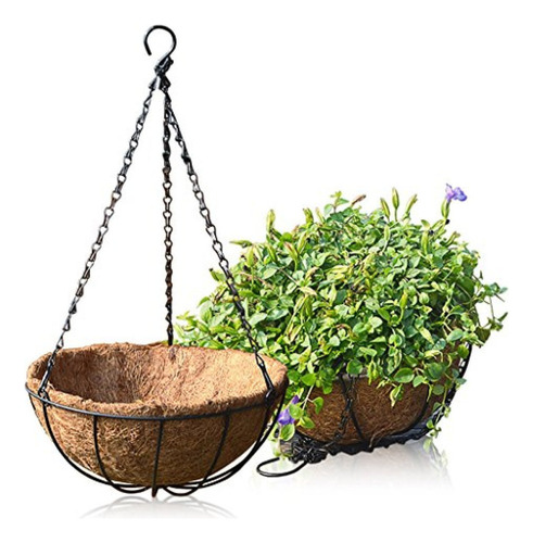 Paquete De 4 Cestas Colgantes Para Plantas, Maceteros Colgan
