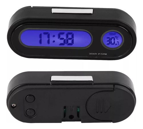 2 Minirelojes Electrónicos Luminosos Para El Salpicadero Del