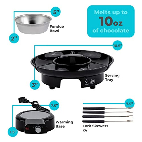 Juego De Ollas Eléctricas Fondue - Kit De Fondue De Ch...