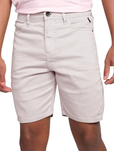 Bermuda Reserva Masculina Sarja Color Off white Mescla