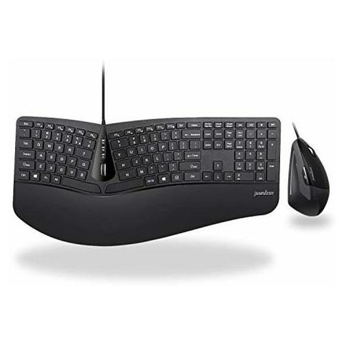 Perixx Periduo-505, Wired Usb Ergonomic Split Teclado Xg3c5