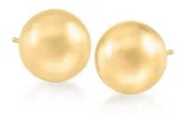 Comprar Aretes Topos Oro Amarillo 18k Bola 15mm  Clásicos Joyería