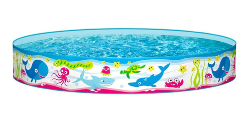 Pileta Orcas Y Tiburones Rigida 152cm 55029 Bestway Educando