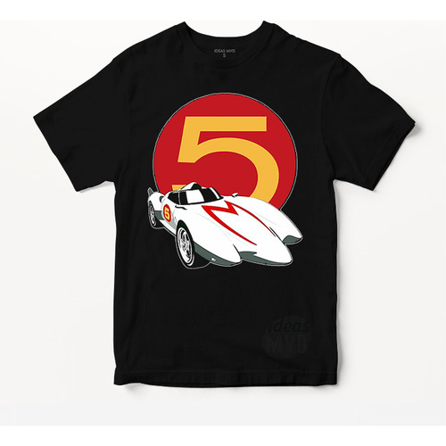 Remera Meteoro Speed Racer 01 (negra:) Ideas Mvd