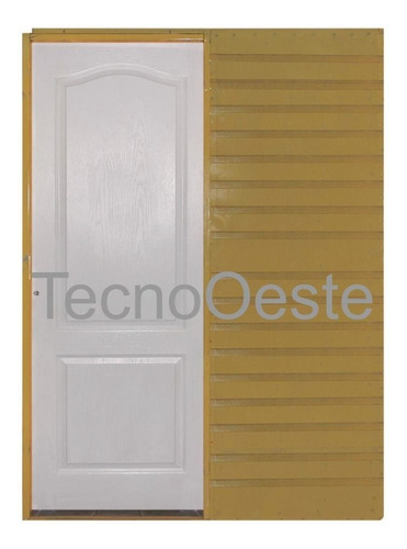 Imagen 4 de 7 de Puerta Placa Corrediza Embutir Craftmaster 70-15 Chapa 18