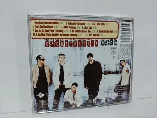 Cd Backstreet Boys - Backstreet Back, Novo | MercadoLivre