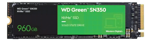 SSD interno verde Western Digital 960 Gb Sn350 Nvme cor verde