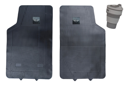 Cubre Alfombras Para Mini Cooper 2 Piezas Delanteras Xizacar Negro