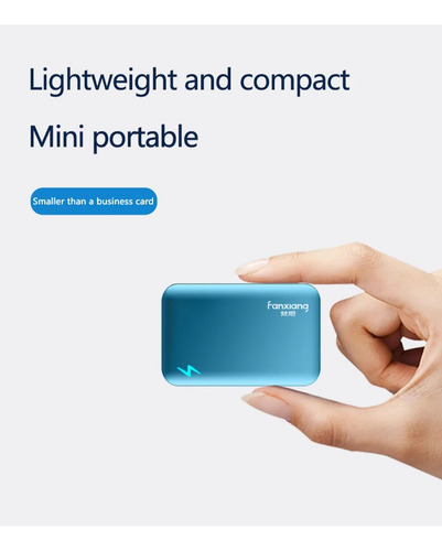 Imagen 5 de 9 de Disco Externo Solido Ssd Usb 3.2 Gen2+tipo-c