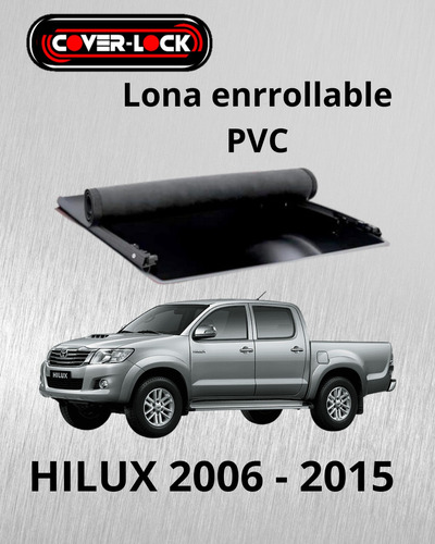 Lona Enrollable Coverlock Pvc Para Toyota Hilux