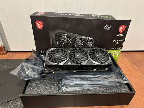 Placa De Video Nvidia Msi Ventus 3x Geforce Rtx 3080 Oc 10gb (Usado)