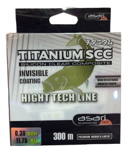 Hilos Pesca Monofilamento Titanium 300m 0.30mm Nyl11