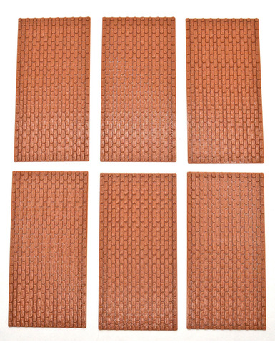 Accesorios Para Maqueta Textura Tabique Esc: 1:87 5x10
