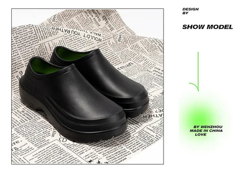 Zuecos De Cocina Impermeables Y Zapatos De Trabajo Antidesli