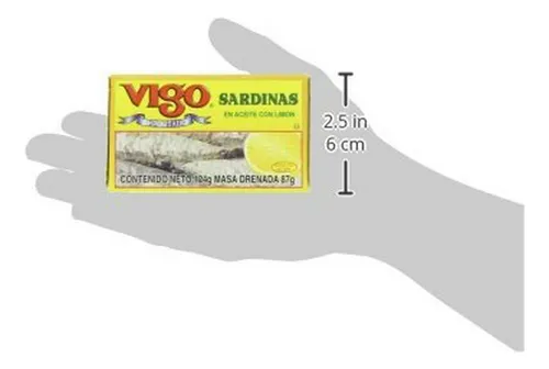 Sardinas Vigo En Aceite Con Limón - Lata Oz (pack 10)